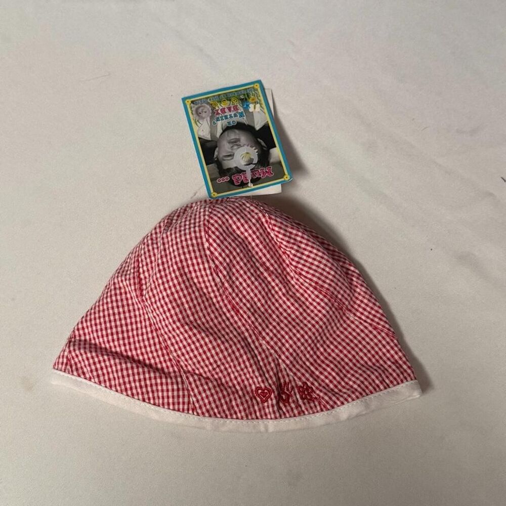 Mudd Babys Red Gingham Hat